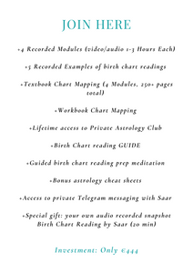 Chart Mapping | The Astrology Beginners Course