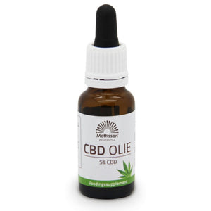 100% pure CBD oil 5% 10 ML | Relaxing & Pain Relief | Mattisson - SAAR SOLEARES